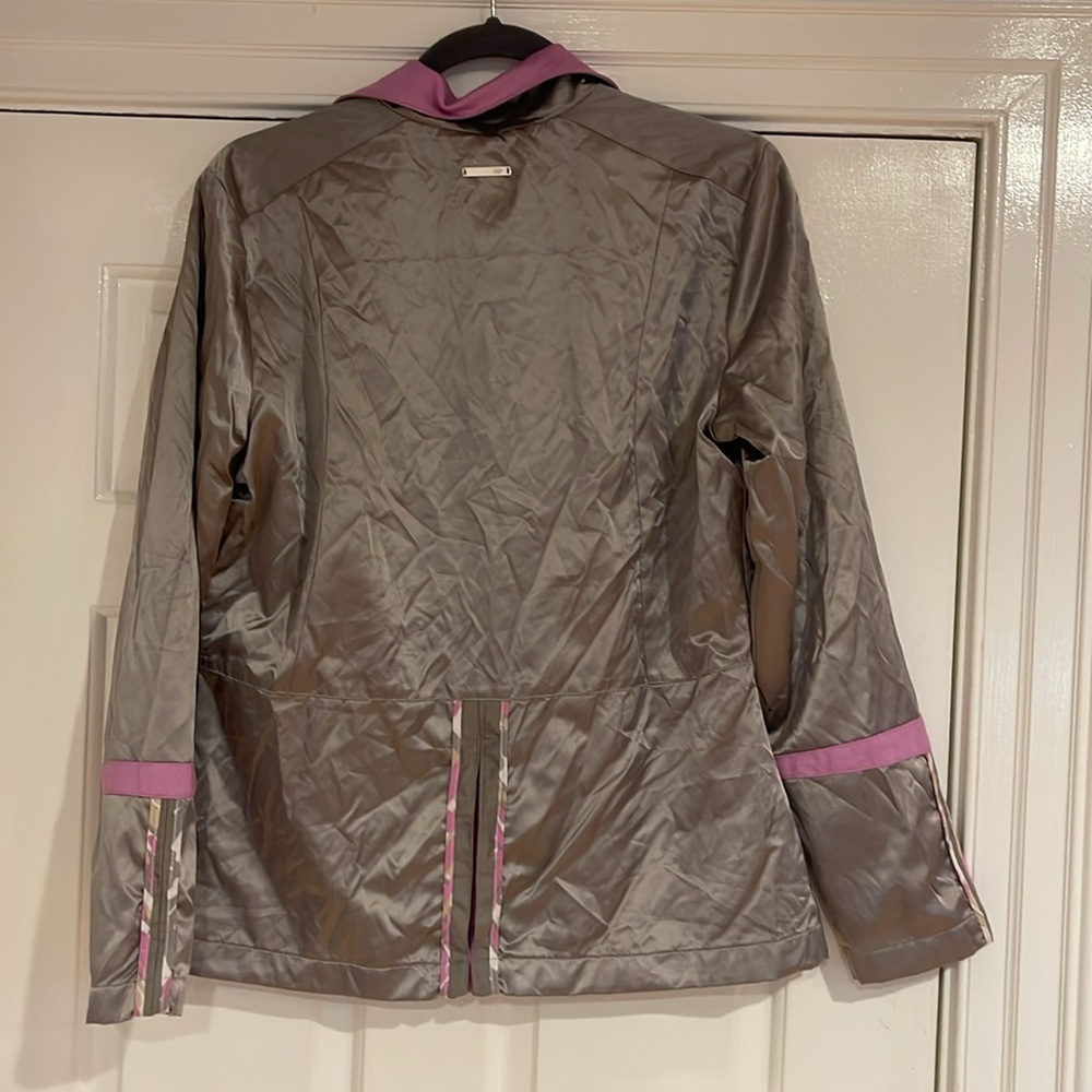 NWT Tail full zip woven performance jacket women’s medium lilac, silver - Picture 10 of 12